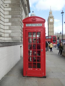 Fulfilling my fantasy of taking a legitimate telephone booth photo in London, near my favorite clock tower, Big Ben. 