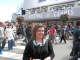 In front of the Palais Theater in Cannes, France on my first day of the 2013 Festival de Cannes.